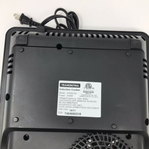 Tramontina Induction Cooker Cooktop Single Burner Countertop Model 81500/100 - Fresh Stock Dated February 2026