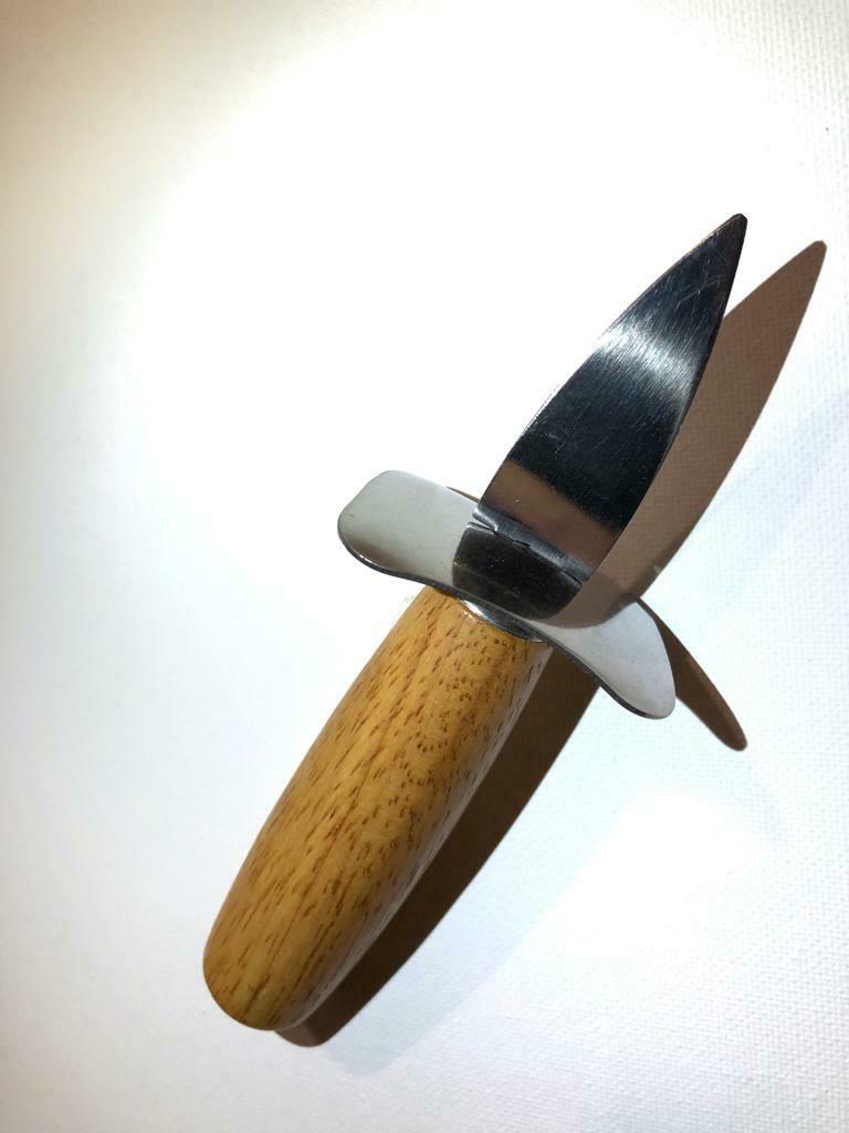 Oyster Knife Opener Stainless Steel Shucker Scallop Shellfish Shucking Tool - Fresh Stock Dated January 2026
