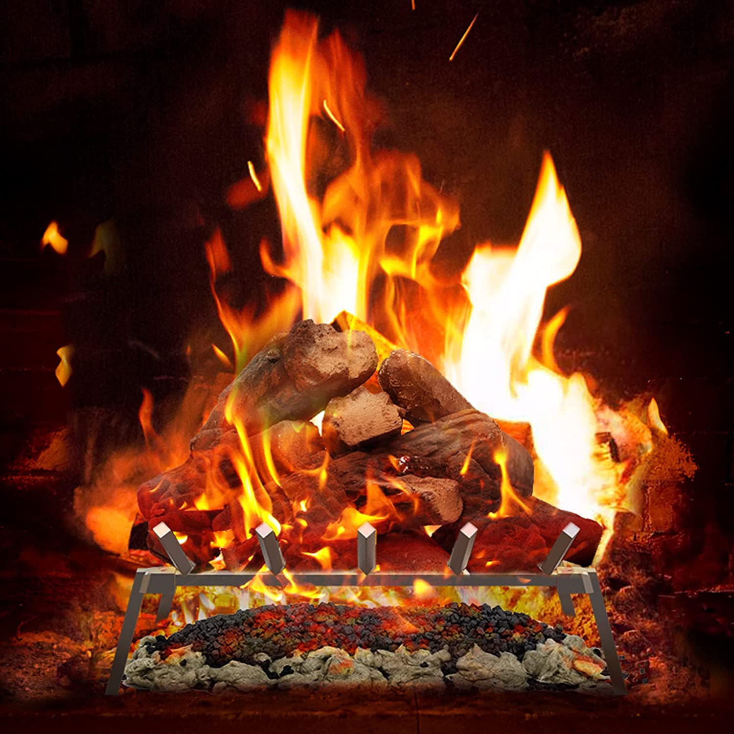 Skyflame Black Vermiculite Granules for Gas Fireplace, 12 Oz Bag - Fresh Stock Dated January 2026