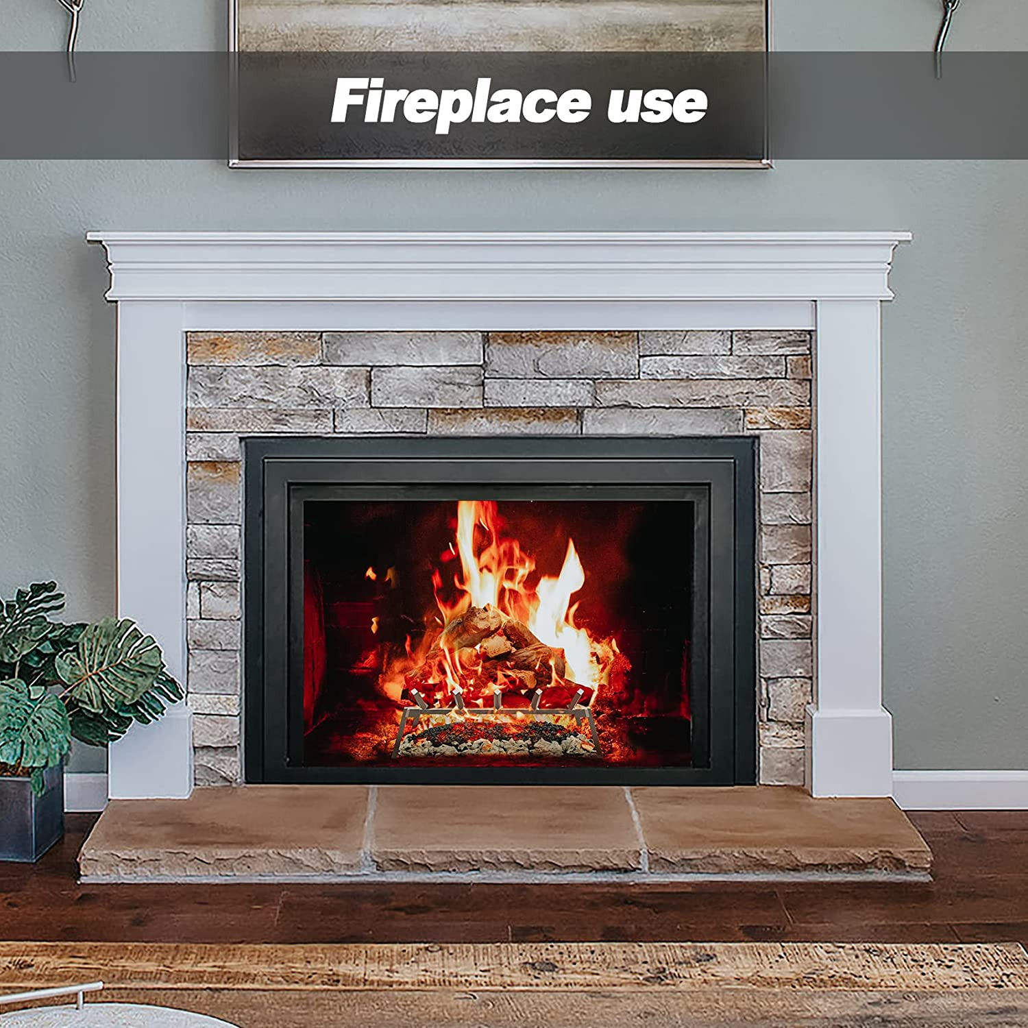 Skyflame Black Vermiculite Granules for Gas Fireplace, 12 Oz Bag - Fresh Stock Dated January 2026