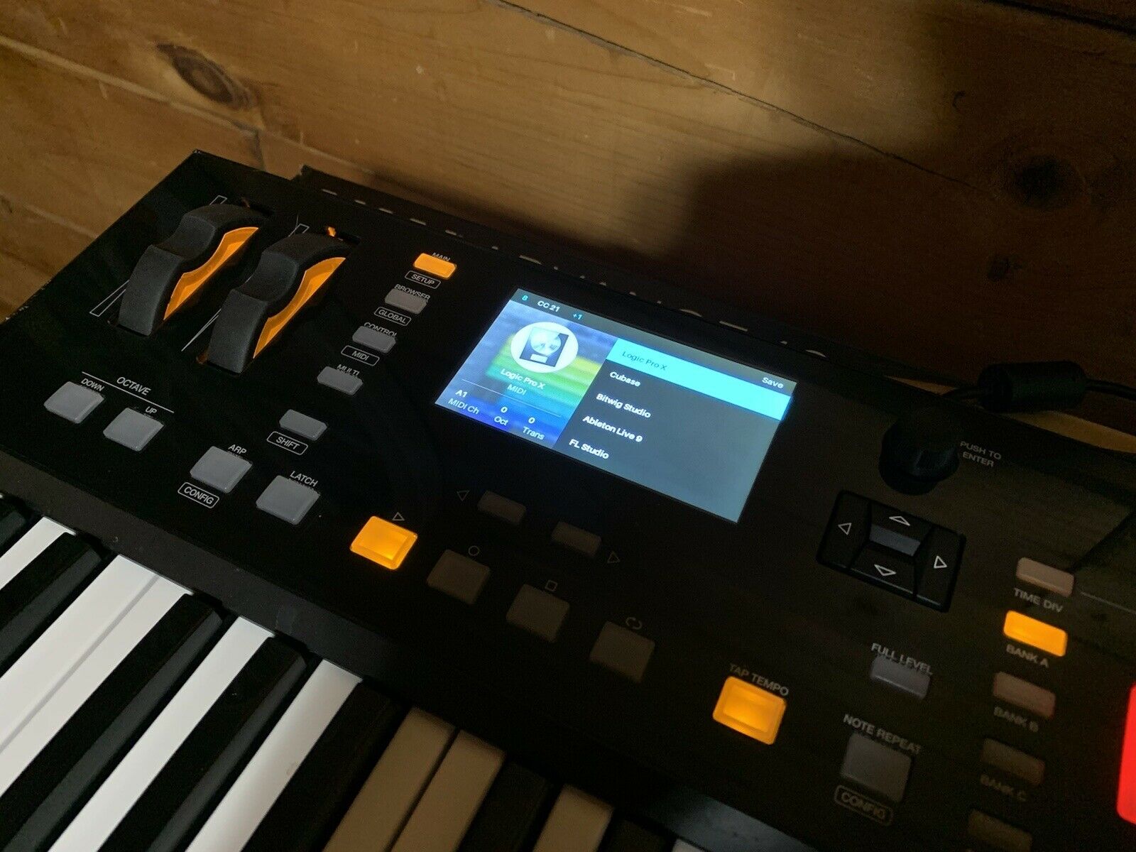 AKAI Advance 49 USB Keyboard Controller with Full-Color LCD Screen & 10K Sounds - Fresh Stock Dated December 2025