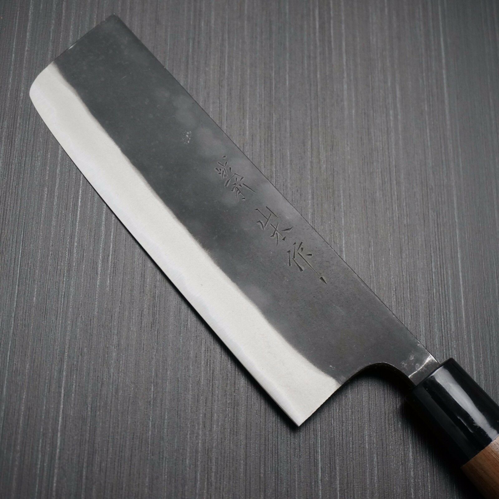 Japanese YAMAMOTO AOGAMI Blue Steel #2 Nakiri Kitchen Knife 165mm Echizen Japan - Fresh Stock Dated January 2026