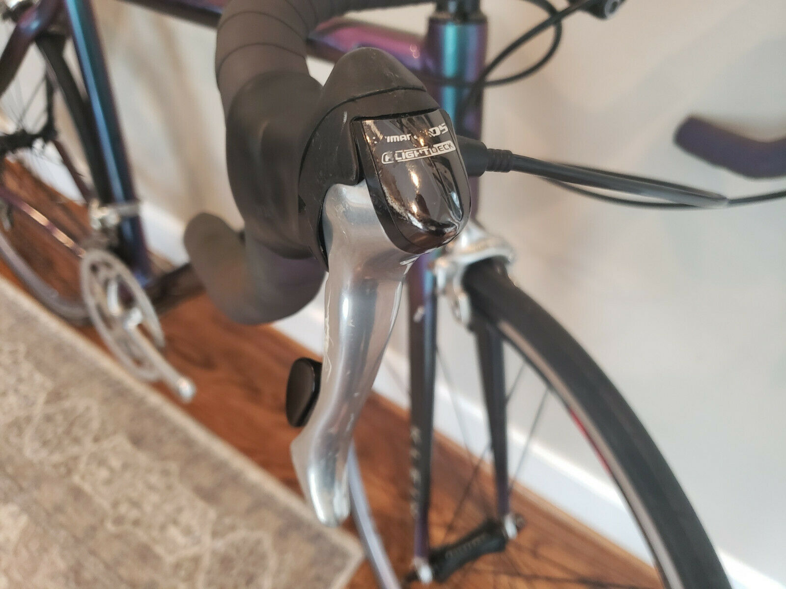 2003 Klein Q Carbon Race 55 cm Road Bike Ultegra/105 Purple Haze Colorshift USA - Fresh Stock Dated December 2025