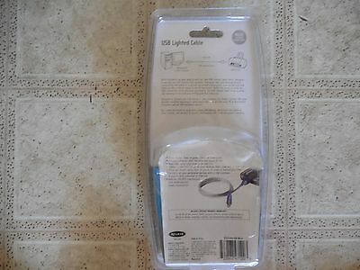 Belkin USB Lighted Cable-6 feet-1.8 meters-Light up your desktop connections - Fresh Stock Dated December 2025