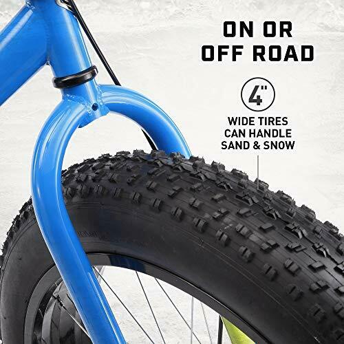Dolomite Mens Fat Tire Mountain Bike, 26-Inch Wheels, 4-Inch Wide Light Blue - Fresh Stock Dated January 2026