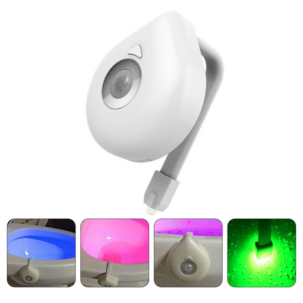 1pc LED Toilet Light Intelligent Lamp Toilet Night Light Night Lamp for Bathroom - Fresh Stock Dated February 2026