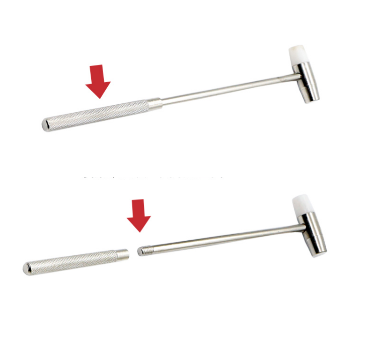 2PCS Plastic Faced Little Hammer with Anti Slip Handle for Watch Repair F42410 - Fresh Stock Dated December 2025