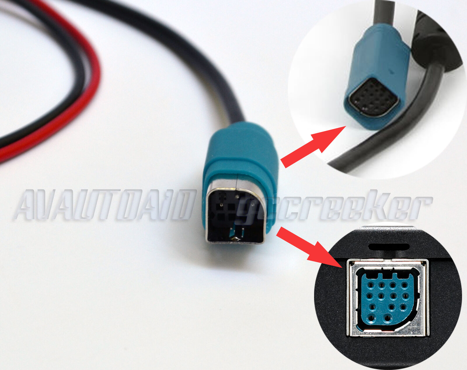 Bluetooth Adapter for Alpine Radio CDE-W203E CDE-101E CDE-101EM Audio Input 7BT - Fresh Stock Dated December 2025