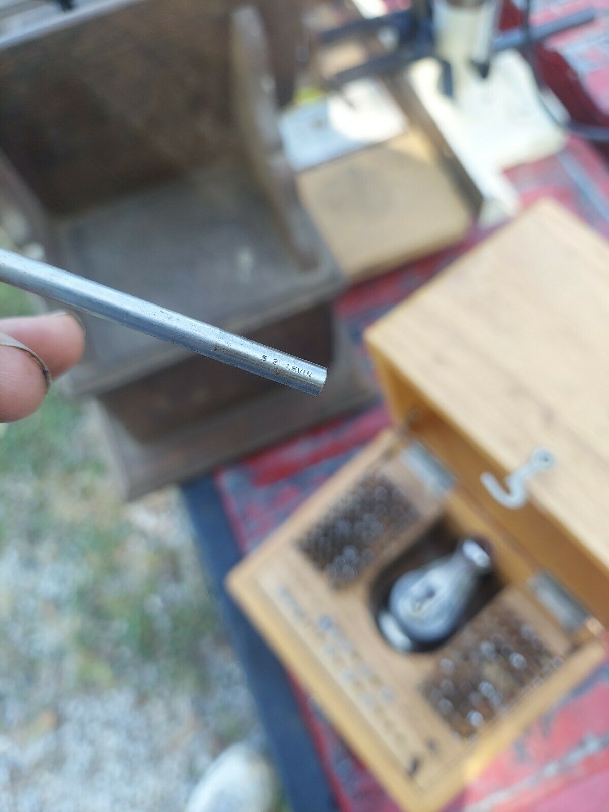 Louis Levin & Son Watch Clock Staking Tool Nice Condition Original Wooden Case - Fresh Stock Dated December 2025