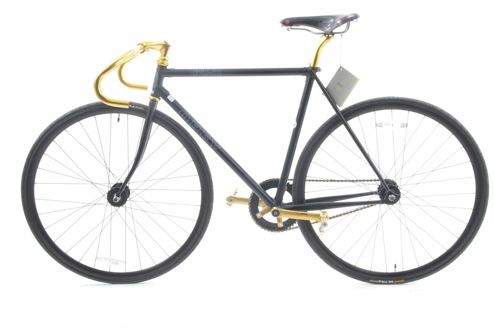 NEW 2008 Fuji Obey 52cm Gold Limited Edition US Lugged Chromoly Steel Track Bike - Fresh Stock Dated December 2025