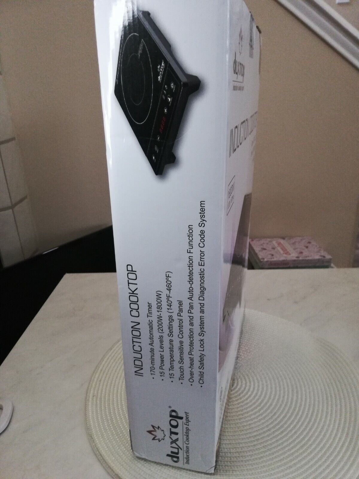 Duxtop 1800W Portable Induction Cooktop Countertop Burner, Model e210c2 - Fresh Stock Dated February 2026