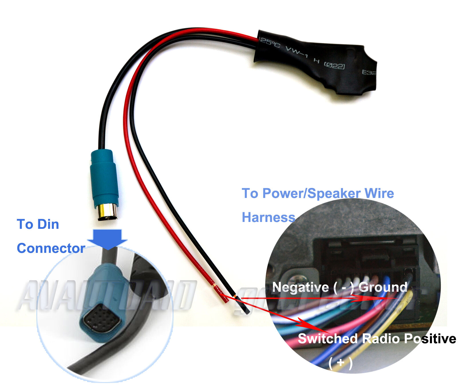 Bluetooth Adapter for Alpine Radio CDE-W203E CDE-101E CDE-101EM Audio Input 7BT - Fresh Stock Dated December 2025