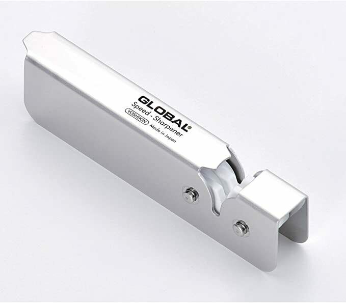 Global Japanese Chef Kinfe Santoku Petty Speed sharpener 3set GST-B46 Double-edg - Fresh Stock Dated January 2026