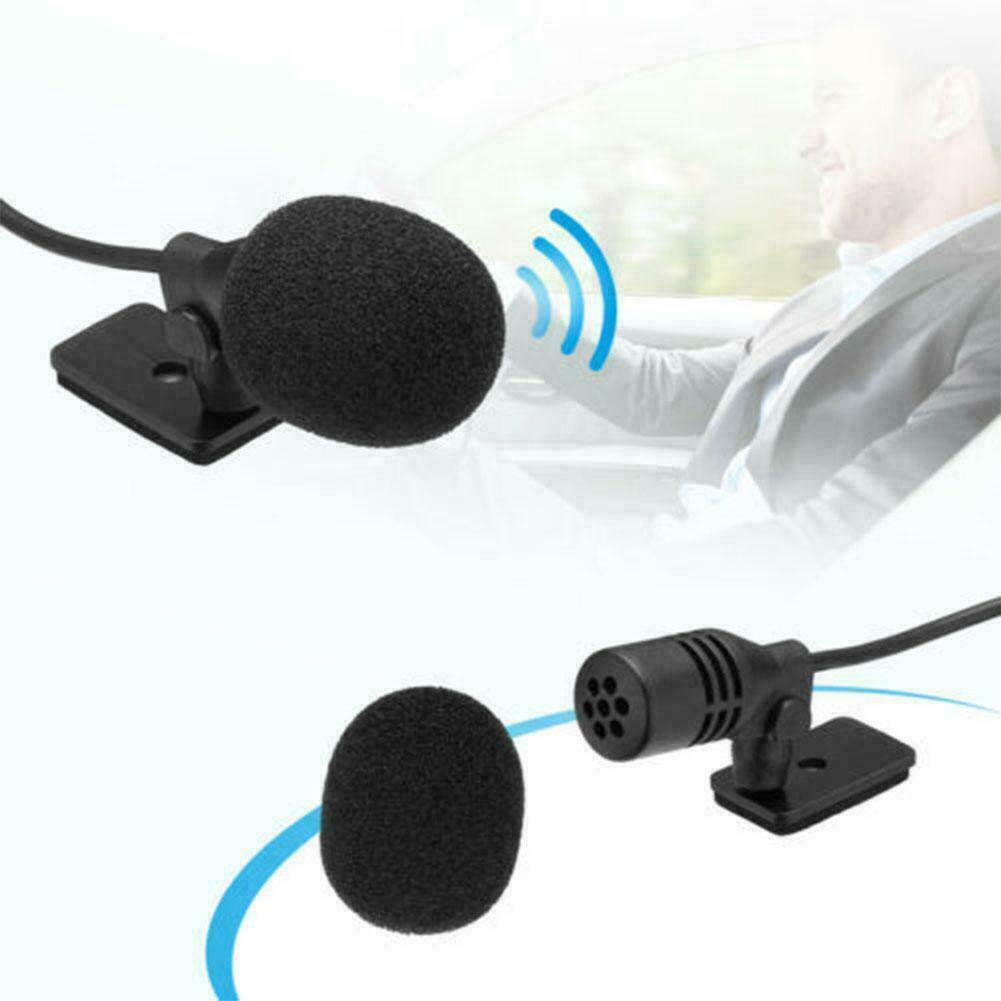 3.5mm Microphone Car Radio Stereo GPS DVD Bluetooth Audio Mic External Kit. - Fresh Stock Dated December 2025