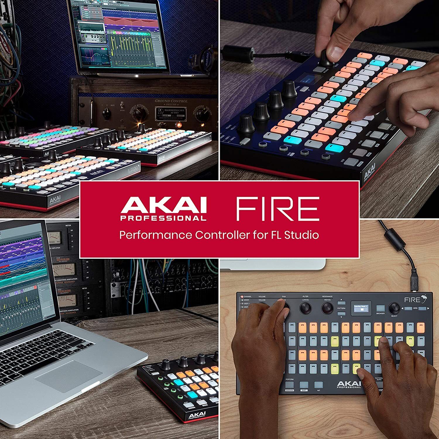 Akai Professional Fire USB Midi Pad Controller - Fresh Stock Dated December 2025