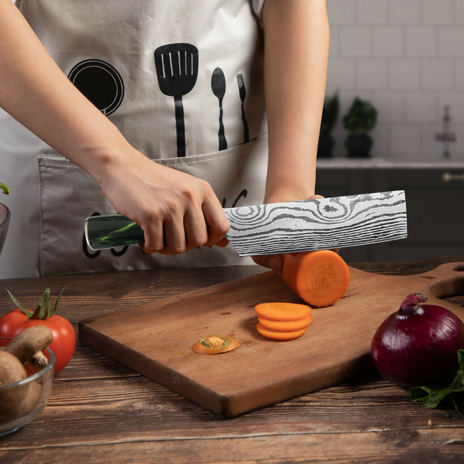 Cleaver Nakiri Knife 7