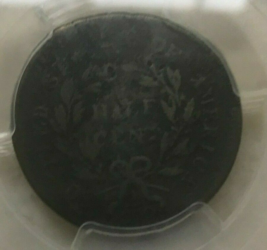 1795 Liberty Cap 1/2 Half Cent - PCGS G Good Details Damage - Plain Edge No Pole - Fresh Stock Dated December 2025