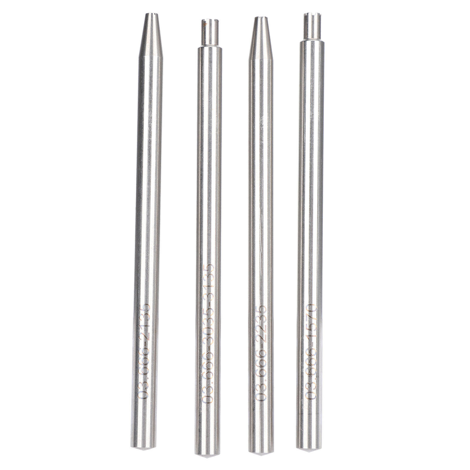 4pcs 2135/2235/1570/3135 Oscillating Rotor Weight Axle Punch Set Watch Repairing - Fresh Stock Dated December 2025