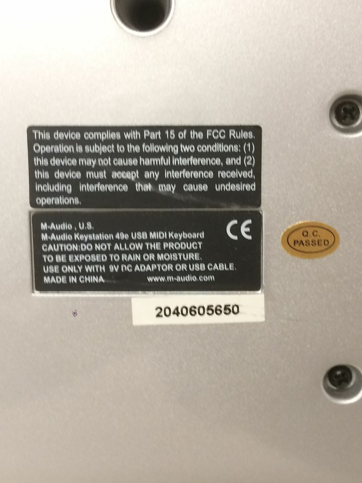 M-Audio Keystation 49E 49 Key Mobile USB MIDI Controller WORKING FREE SHIPPING - Fresh Stock Dated December 2025