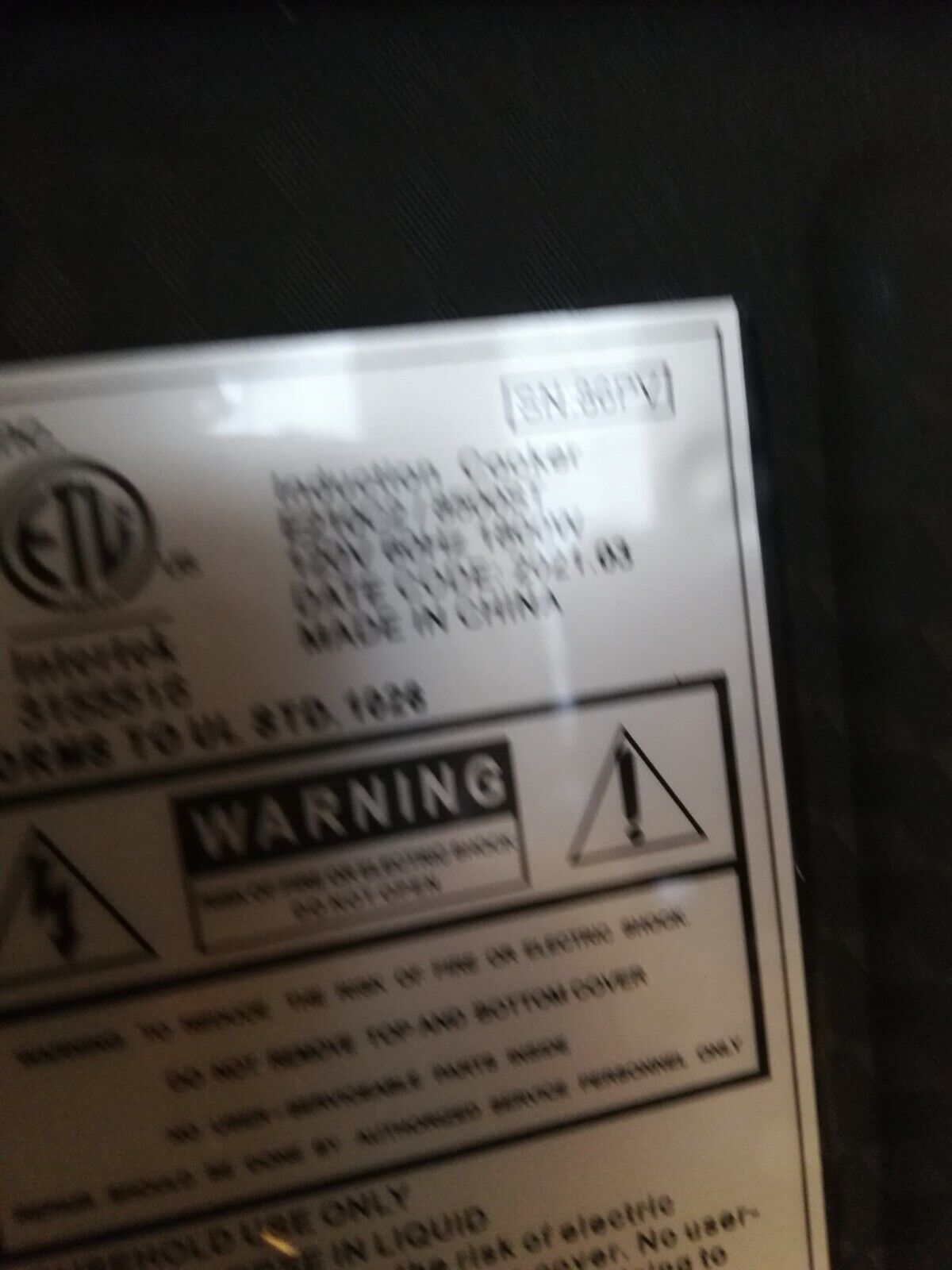 Duxtop 1800W Portable Induction Cooktop Countertop Burner, Model e210c2 - Fresh Stock Dated February 2026