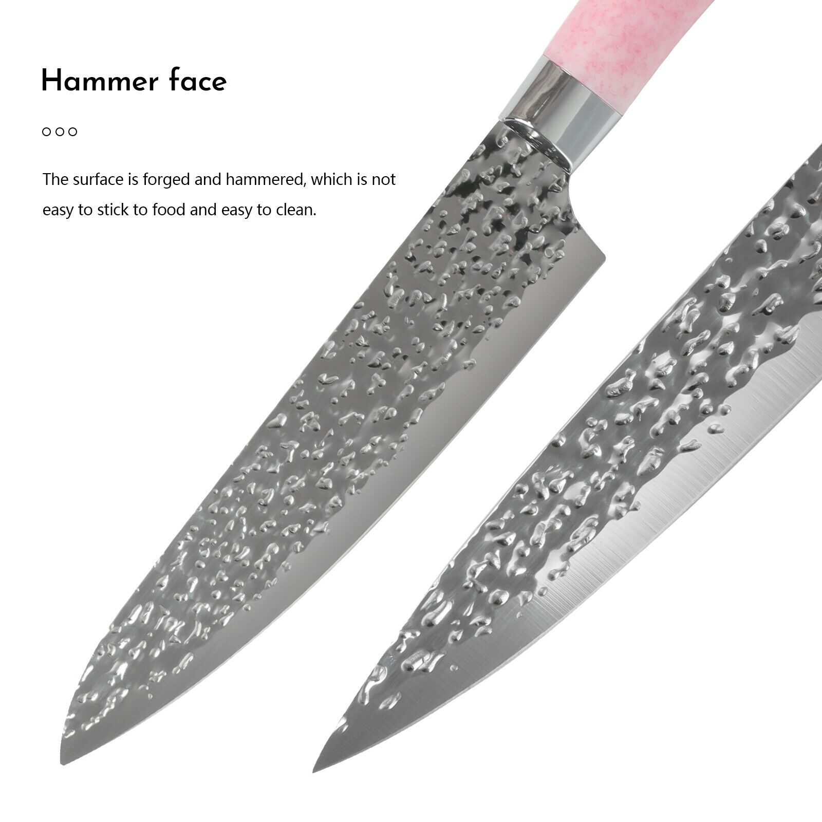 7PC Knife Set Stainless Steel Non-Stick Kitchen Chef Knives Set w/ Acrylic Stand - Fresh Stock Dated February 2026