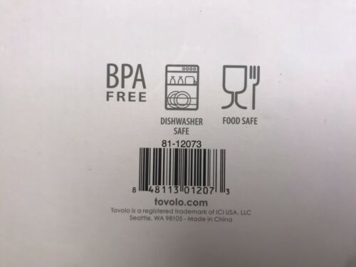 Tovolo Tiki Ice Pop Molds Flexible Silicone Dishwasher Safe New In Open Box - Fresh Stock Dated February 2026