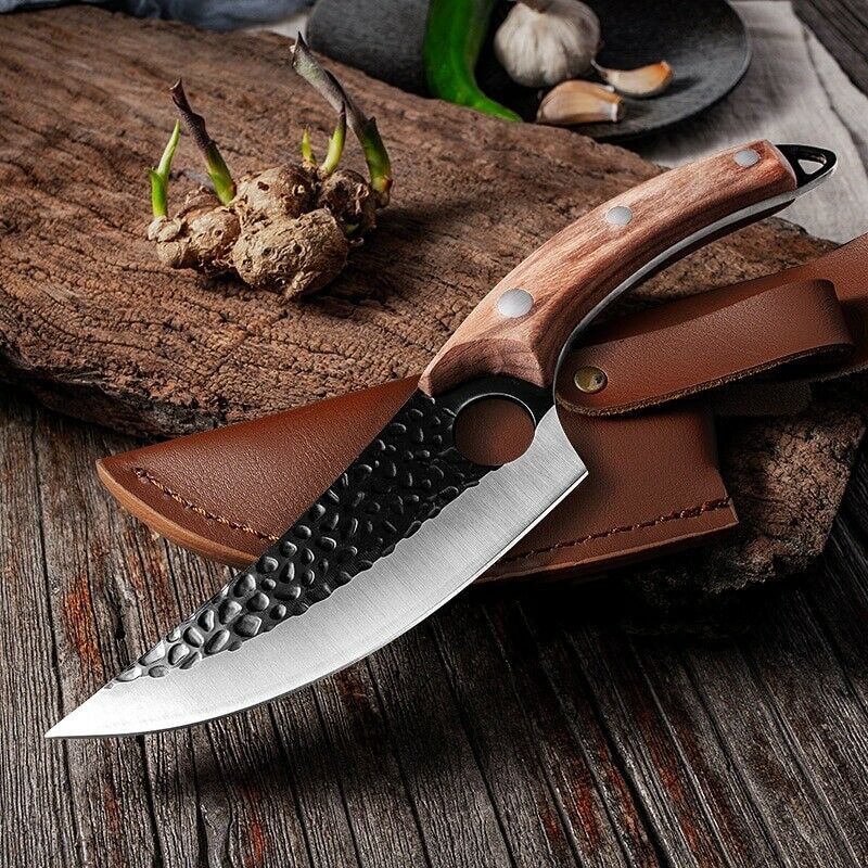 Japanese Hand Forged Cleaver Stainless Steel Boning Knife Kitchen Cooking Knife - Fresh Stock Dated January 2026