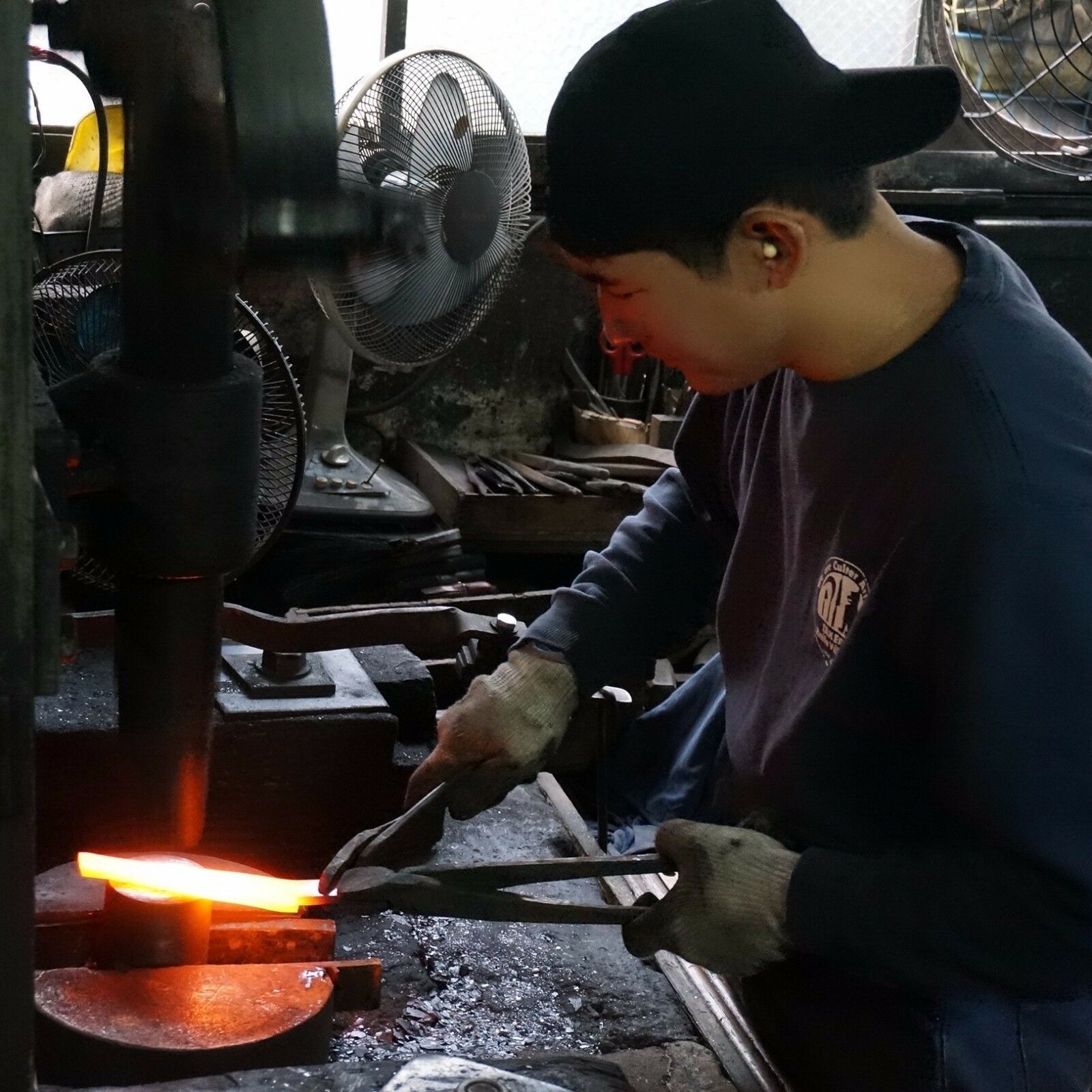 Japanese YAMAMOTO AOGAMI Blue Steel #2 Nakiri Kitchen Knife 165mm Echizen Japan - Fresh Stock Dated January 2026