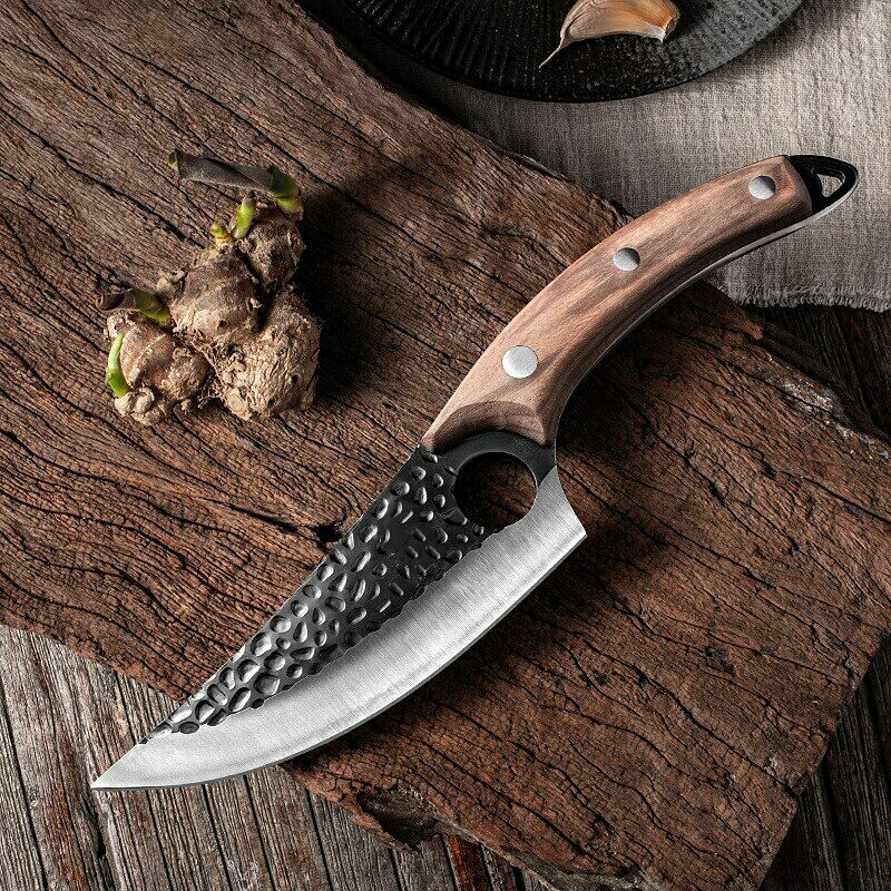 Japanese Hand Forged Cleaver Stainless Steel Boning Knife Kitchen Cooking Knife - Fresh Stock Dated January 2026