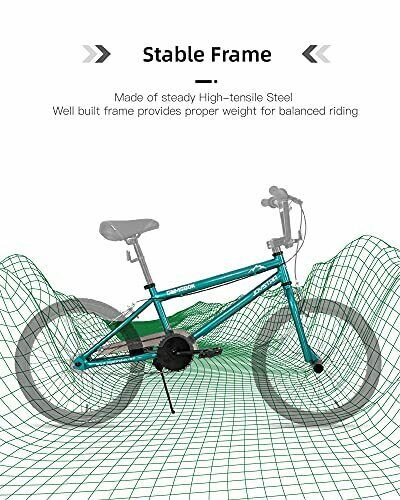 Gemsbok 20 Inch Kids Bike Freestyle BMX Style for Youth and Beginner Green - Fresh Stock Dated January 2026