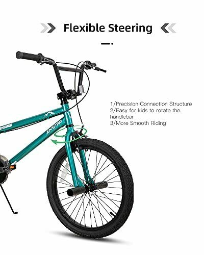 Gemsbok 20 Inch Kids Bike Freestyle BMX Style for Youth and Beginner Green - Fresh Stock Dated January 2026