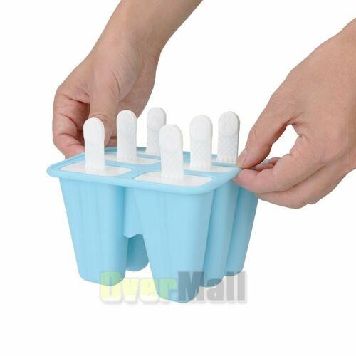 Popsicle Molds 6pc Silicone Ice Pop Molds BPA Free Popsicle Reusable with Funnel - Fresh Stock Dated February 2026