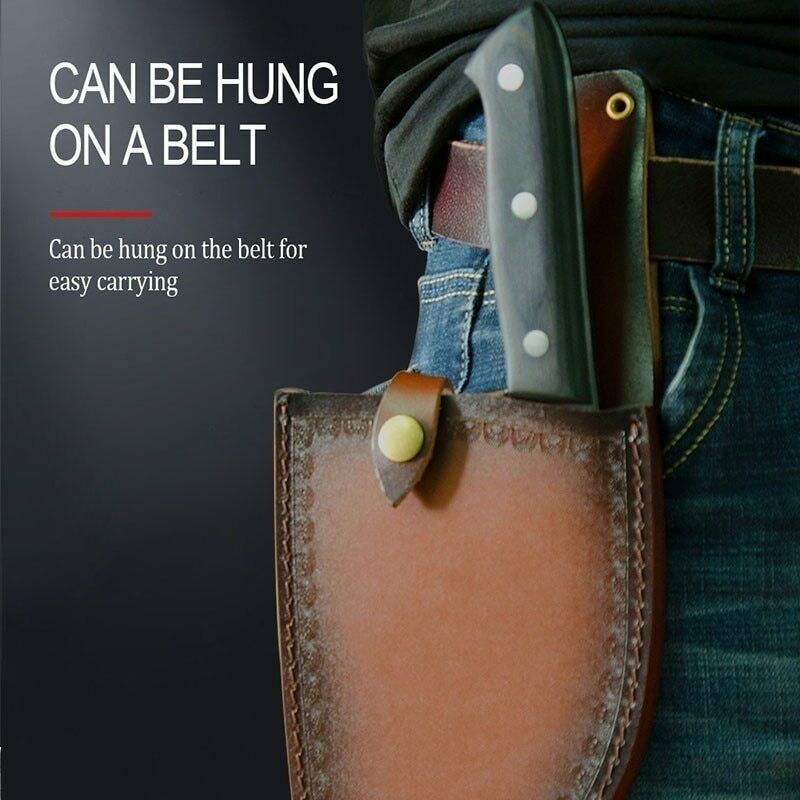 Kitchen Knife Bone Chopper Knife Forged Carbon Steel Chef Knive Kitchen Chopping - Fresh Stock Dated January 2026