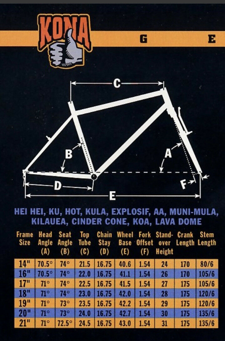 KONA MUNI-MULA 17” Mountain Bike Marzocchi Bomber Fork Many Upgrades NO RESERVE! - Fresh Stock Dated January 2026