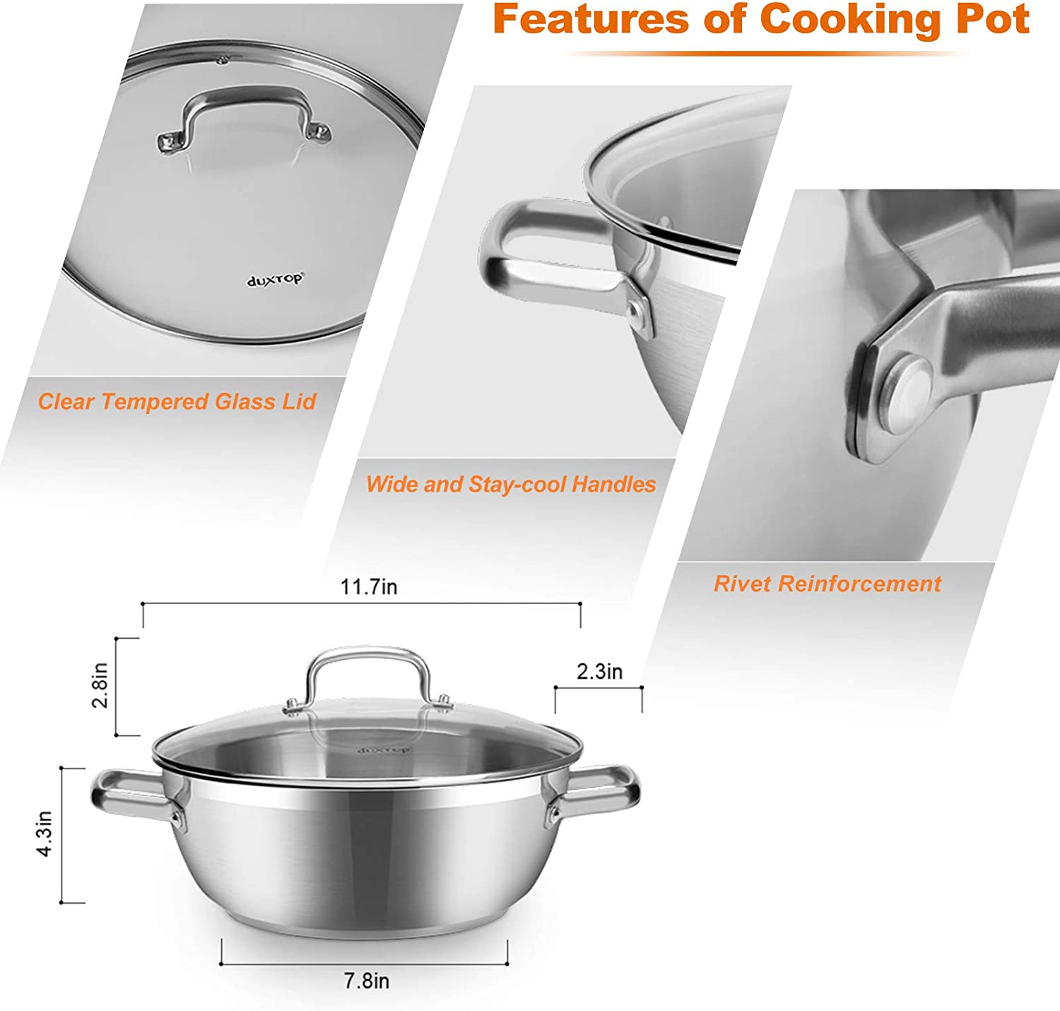 1800W Portable Induction Cooktop, Countertop Burner Included 5.7 Quarts Professi - Fresh Stock Dated February 2026