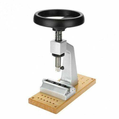 5700 Bench Watch Case Opener w/ Woodl Base Watchmaker Watch Repair Tool - Fresh Stock Dated December 2025