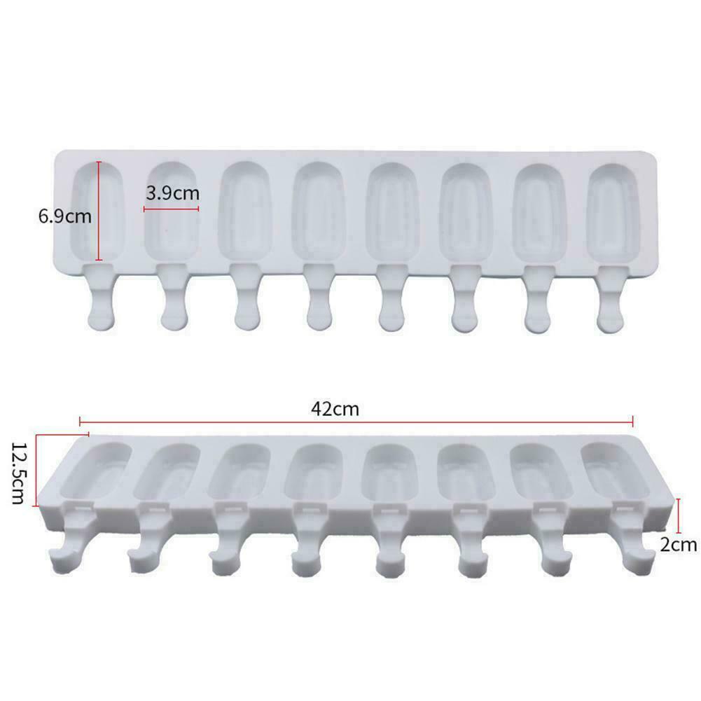 8With Silicone Popsicle Model Ice Cream Ice Cream Mold DIY Homemade K U Z5X8 - Fresh Stock Dated February 2026