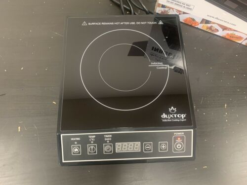 Duxtop 1800W Portable Induction Cooktop Countertop Burner, Black 9100MC/BT-M20B - Fresh Stock Dated February 2026