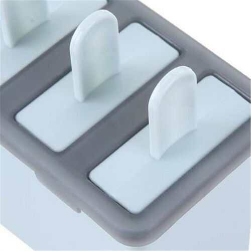 4 Cell Silicone Popsicle Mold Frozen Ice Cream Mould Pop Lolly Tray Ice Making - Fresh Stock Dated February 2026