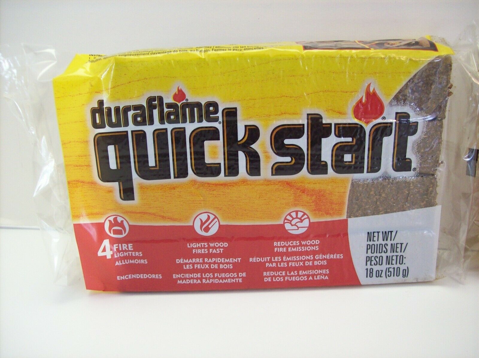 duraflame® stix® quick start - NEW -  2 Packs - 4 Sticks in EACH pack - NEW - Fresh Stock Dated December 2025