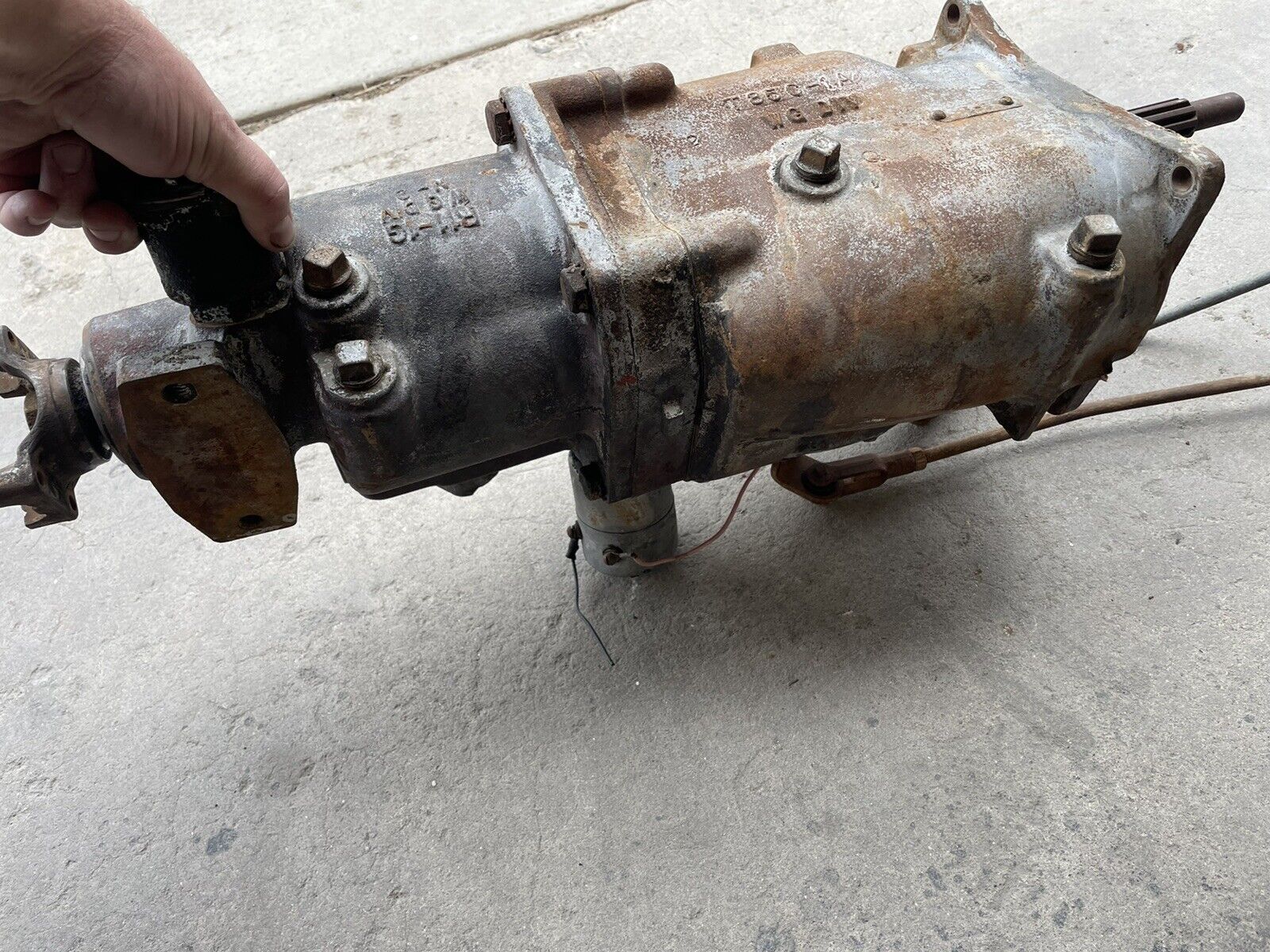 Ford Truck Car 3 Speed Overdrive Manual Transmission Borg Warner T-85c-1A - Fresh Stock Dated December 2025