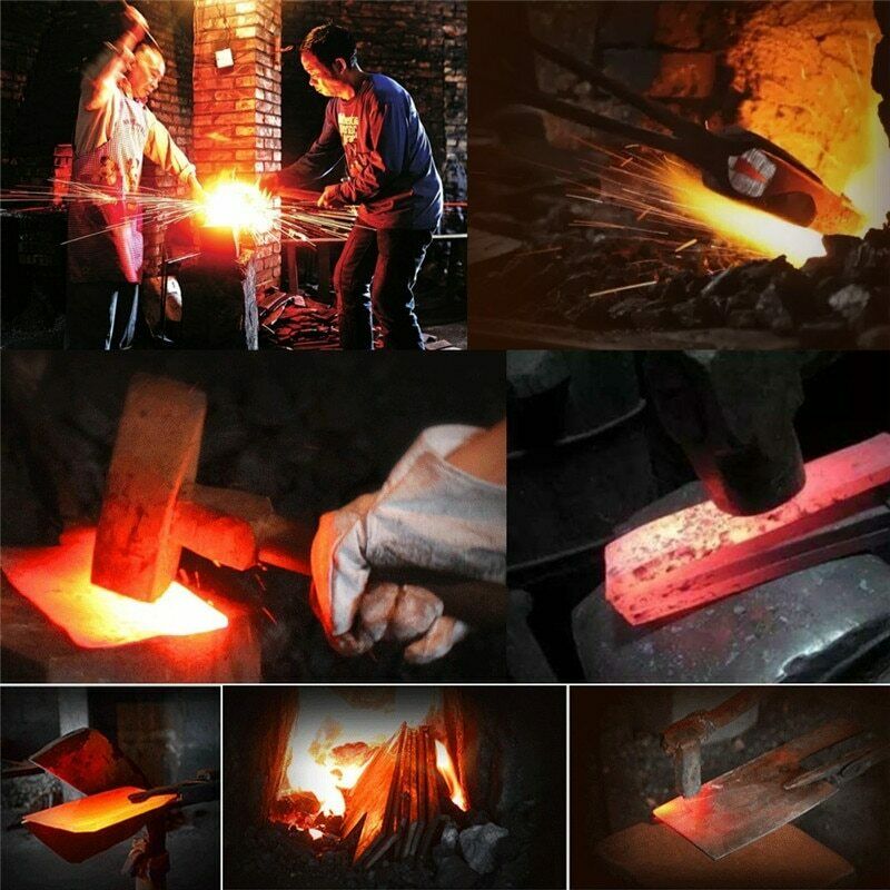 Kitchen Knife Bone Chopper Knife Forged Carbon Steel Chef Knive Kitchen Chopping - Fresh Stock Dated January 2026