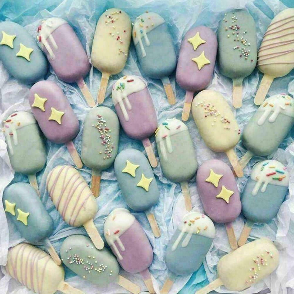 8With Silicone Popsicle Model Ice Cream Ice Cream Mold DIY Homemade K U Z5X8 - Fresh Stock Dated February 2026
