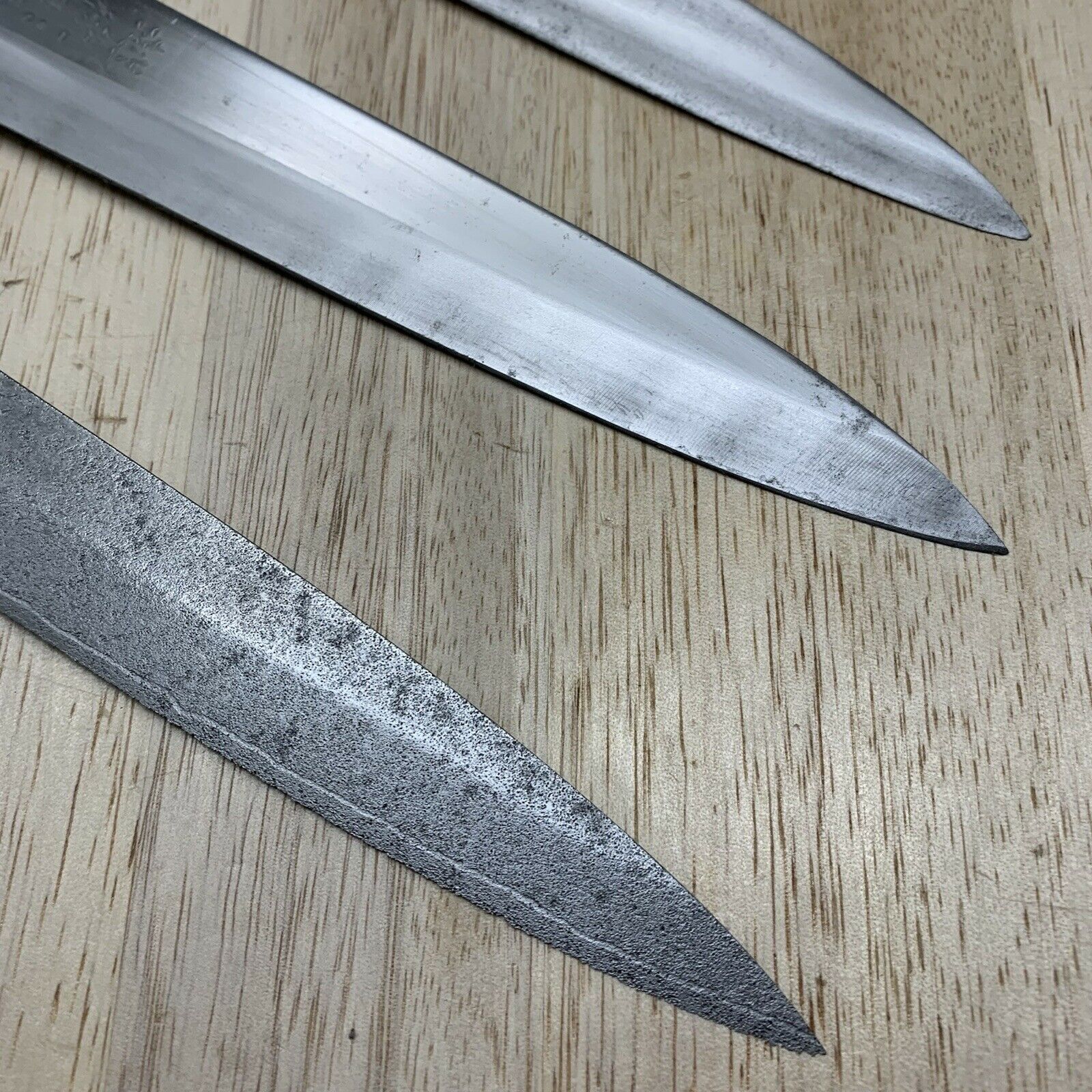 Damaged Lot of three Japanese Chef's Kitchen Knives  From Japan ST499 - Fresh Stock Dated January 2026