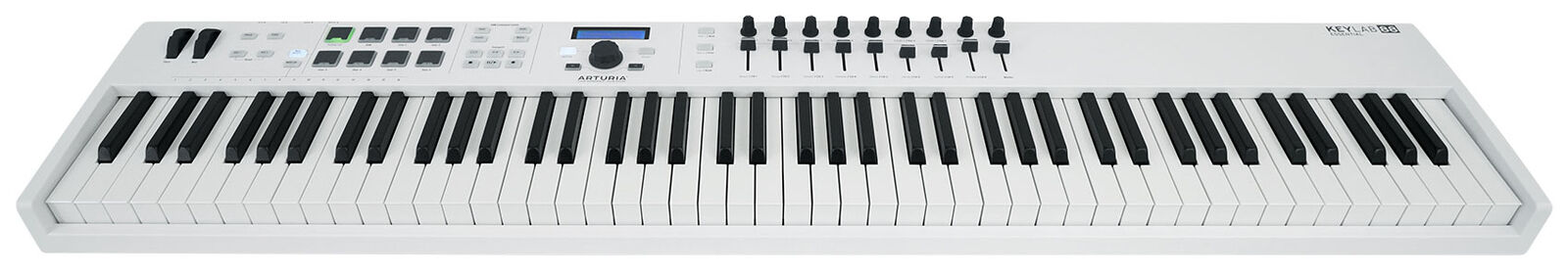 Arturia KeyLab Essential 88-Key USB MIDI Keyboard Controller in White+Software - Fresh Stock Dated December 2025
