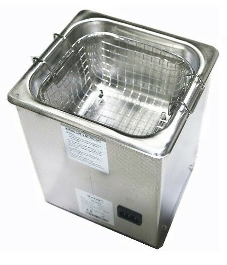 2L Watch Jewelry  Parts Dental Ultrasonic Cleaner  Stainless Steel Clean baths - Fresh Stock Dated December 2025