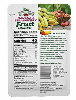 Brothers-ALL-Natural Fruit Crisps Variety Pack 4.44 Ounce Bag 12 Count Pack of 2 - Fresh Stock Dated February 2026