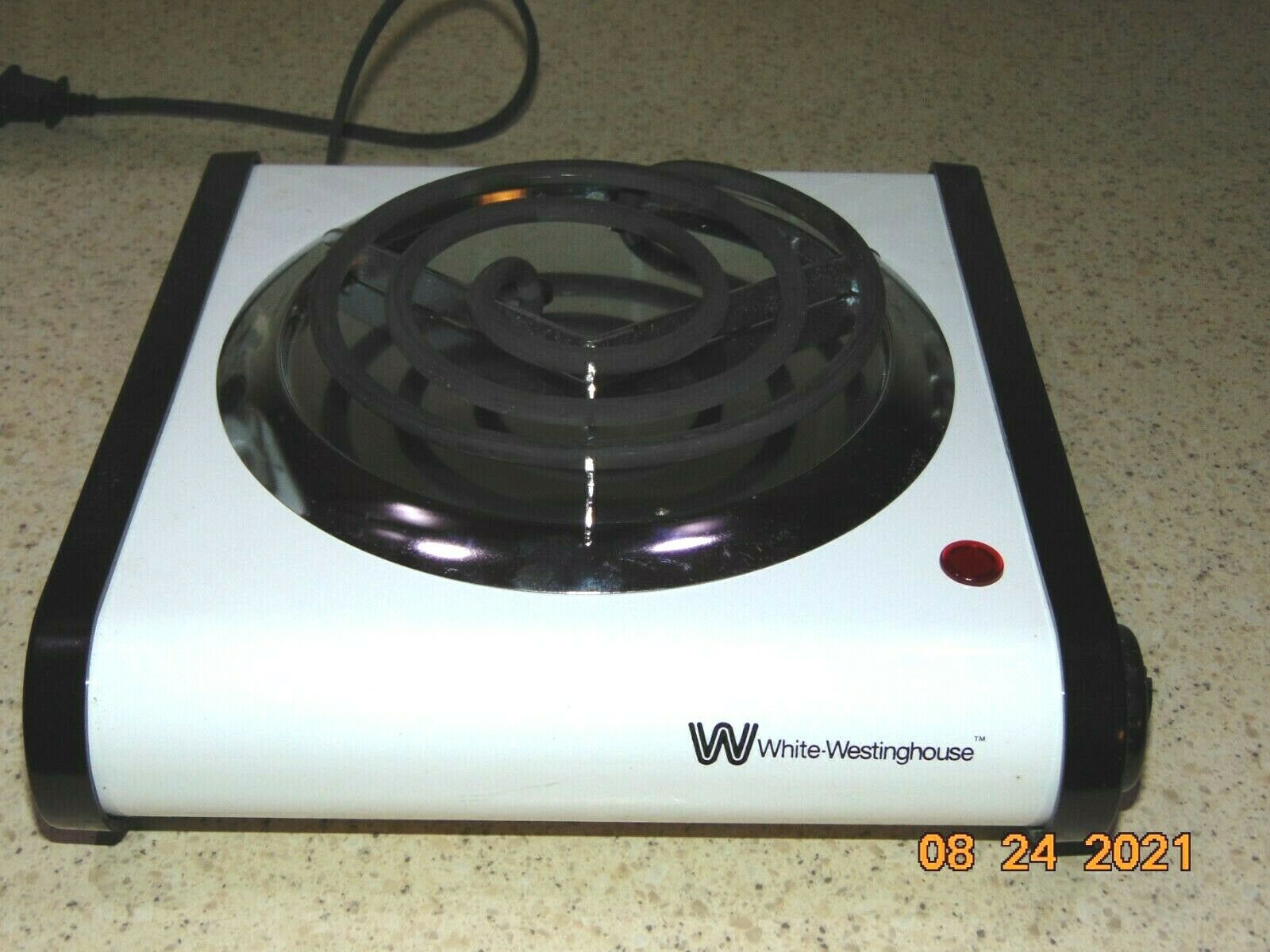 Genuine White Westinghouse (WWBS18) Single Burner Electric Hot Plate NIB - Fresh Stock Dated February 2026