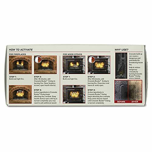 4152501500 First Alert Creosote Chimney Cleaning Safety Fire Log, Buster - Fresh Stock Dated December 2025