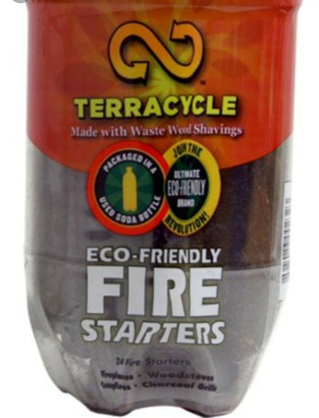 (1) Recycled Soda bottle*Terracycle  FIRESTARTER, Environmentally/ Eco-Friendly - Fresh Stock Dated January 2026